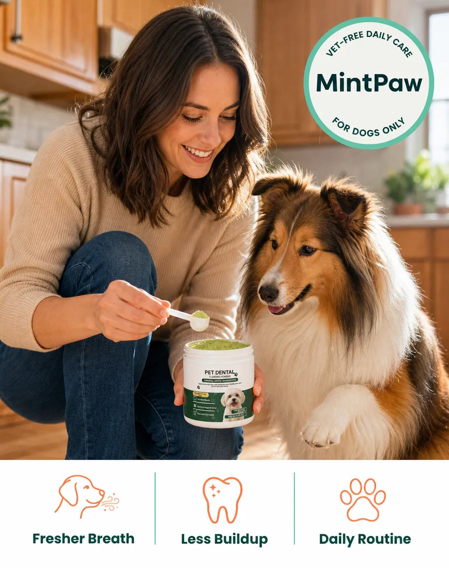 MintPaw Dog Dental Powder That Skips the Brushing — and the Vet Bill